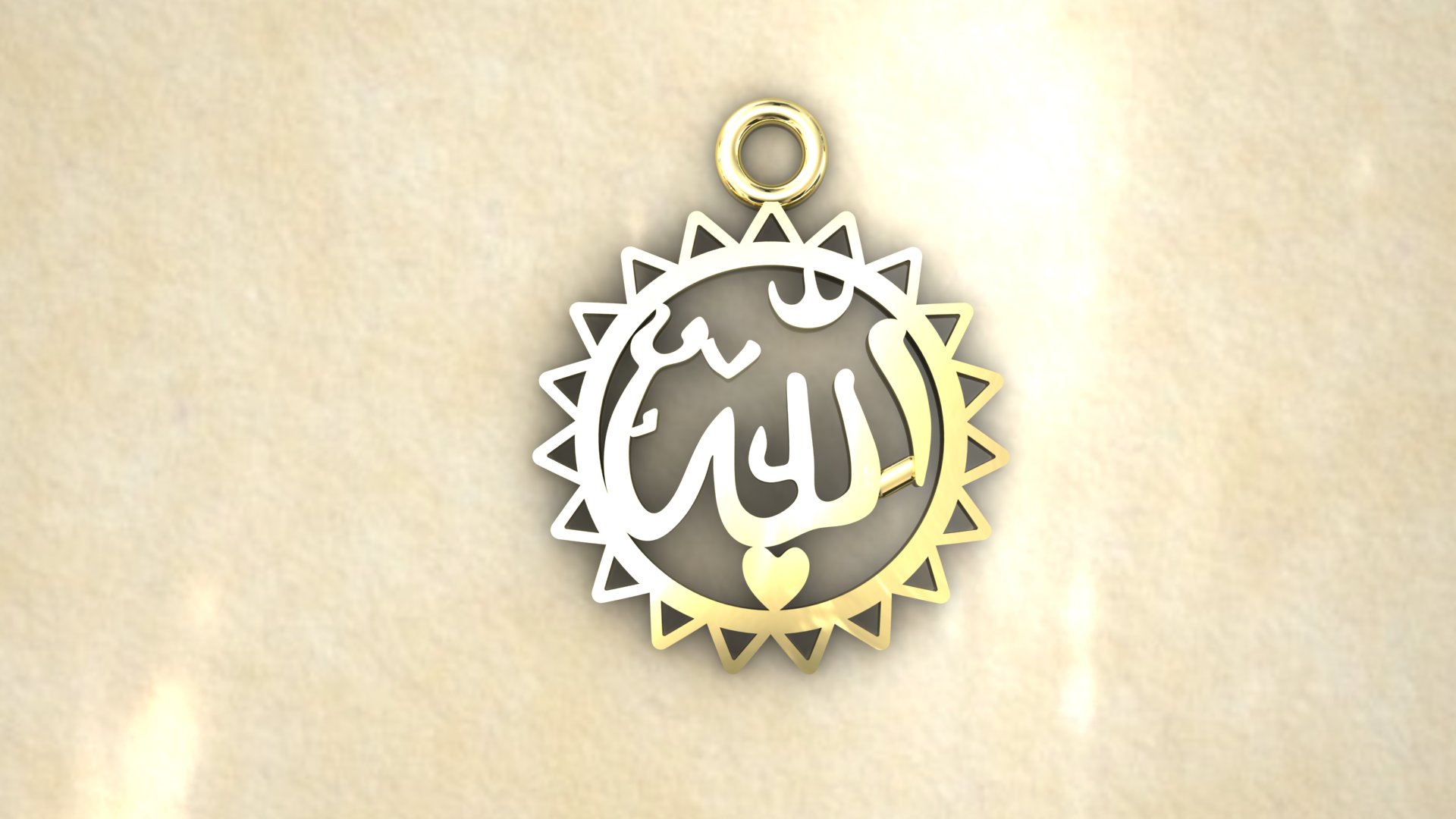 Allah Pendant 2.5gm