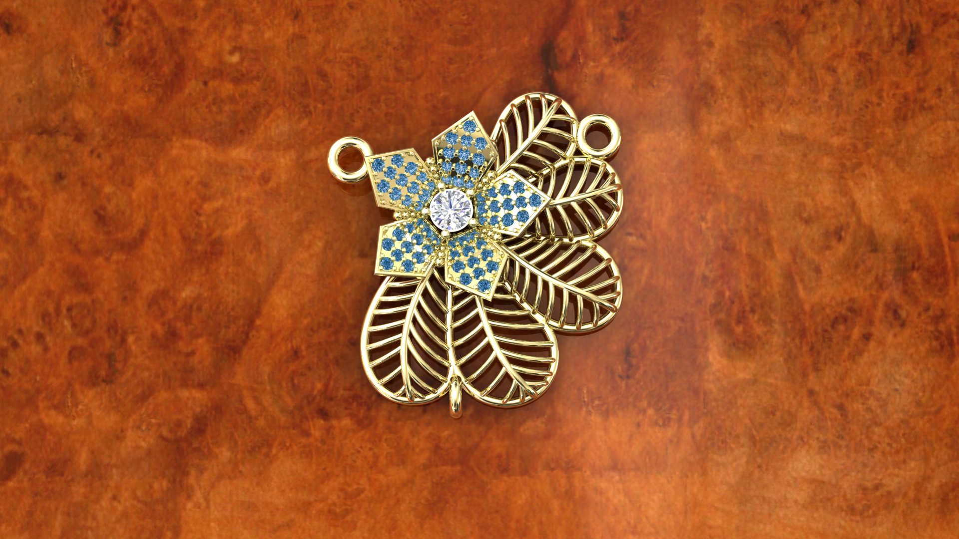 Flower Pendant 8gm