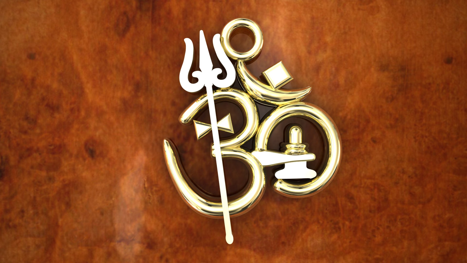 Om Shiv Trishool 6 gm