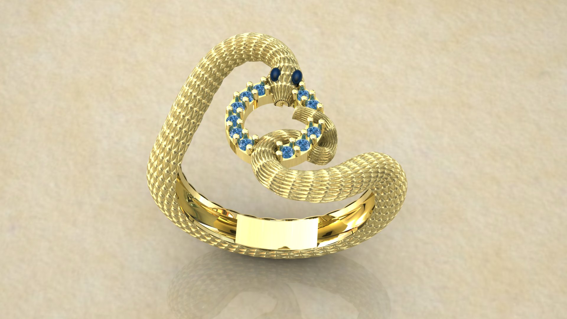 Snake Ring 18 No